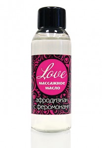 Массаж. масло Love с фером. 50мл.