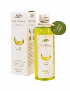 МС Эликсир для интимного ухода Triple Pleasure Медовая дыня 130  гр 10272JU