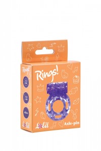 МС 0114-81Lola Эрекционное кольцо с вибрацией Rings Axle-pin purple