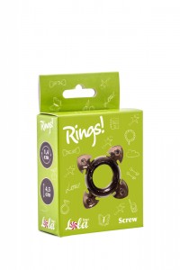 МС 0112-41Lola Эрекционное кольцо Rings Screw black