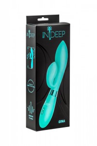 МС 7700-04 indeep Вибратор Indeep Gina Turquoise 
