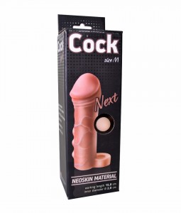 692203 Фаллоудлинитель неоскин с кольцом Cock Next			