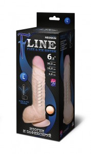 582603 Фаллоимитатор неоскин на присоске FLEX & FIX SISTEM			