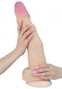 957800 Фаллоимитатор неоскин - СУПЕРГИГАНТ с присоской в ламинате			