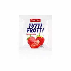 Гель TUTTI FRUTTI земляника OraLove 4г