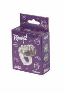 МС 0116-01Lola Насадка на язык Rings Teaser transparent 
