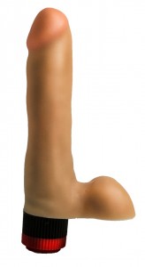 112000 Вибромассажёр-реалистик в ламинате			