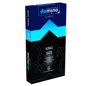 ЕК ПРЕЗЕРВАТИВЫ DOMINO CLASSICS KING SIZE 6 штук	