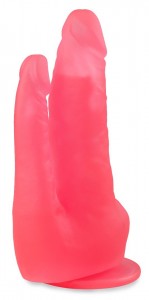 214700 Фаллоимитатор гелевый на присоске в ламинате